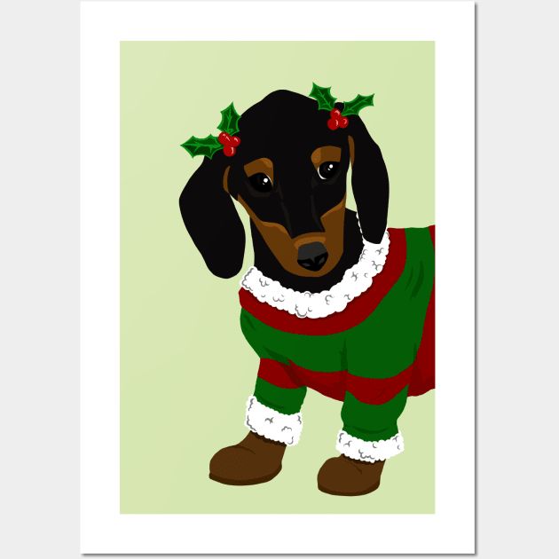 A Very Sausage Christmas Wall Art by missbmuffin